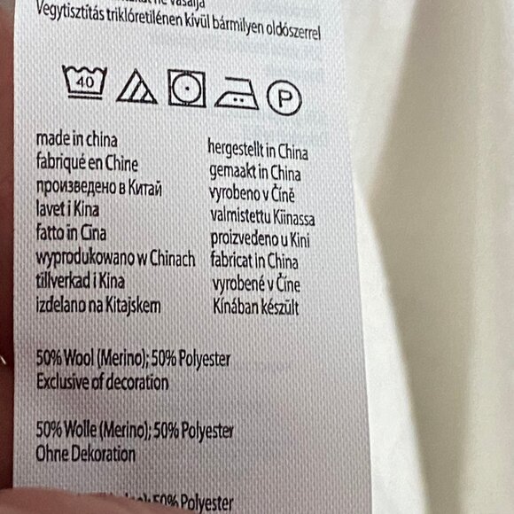 (4) Supernatural Fine Knit Wool (50%) Sustainable Washable Basic Crewneck Tee … - Picture 10 of 11